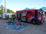 Oefening Brand Wegvervoer Auto Vaart Buitenpost